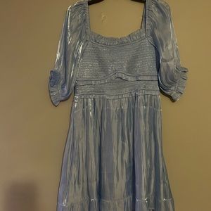 Boutique dress. Worn once. Baby blue